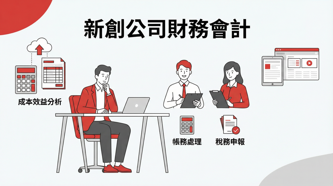 新創公司財務會計流程圖