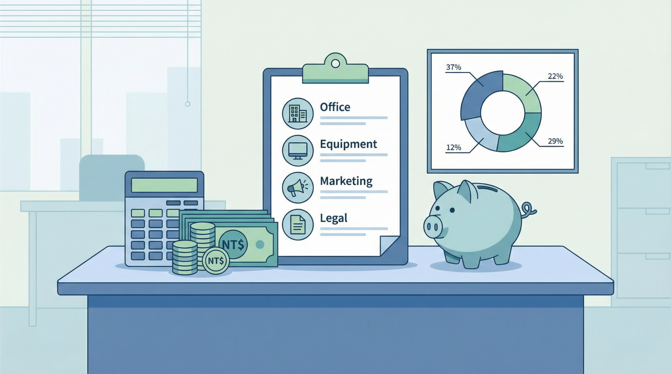 台灣公司設立費用計算